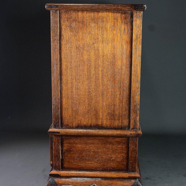 Vintage Chinese Burl Wood Side Cabinet / Small Bookcase For Sale - Image 9 of 9