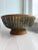 1980s Large Bamboo Rattan Bowl in Natural and Green For Sale - Image 5 of 11
