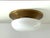 Metal Mid-Century Italian Brass and Glass Flush Mount Light, 1960s For Sale - Image 7 of 16