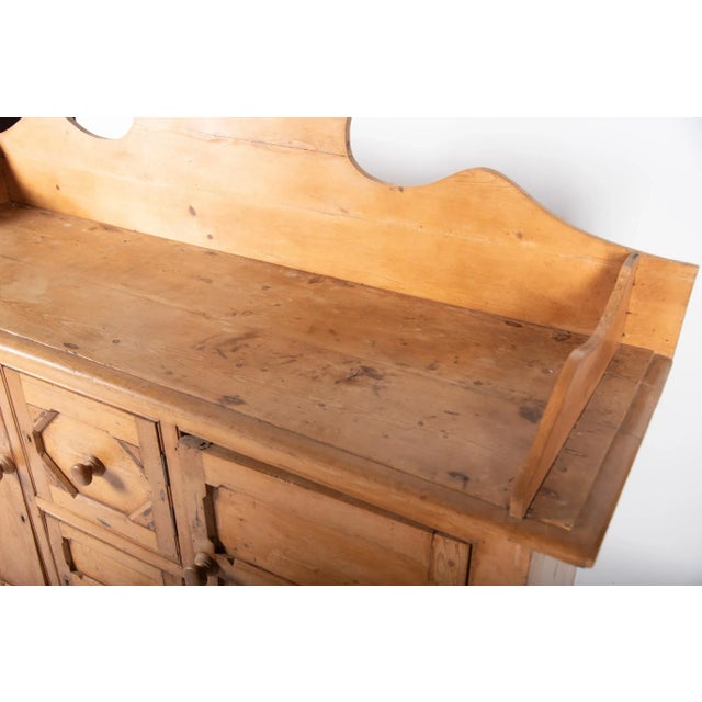 English Antique English Pine Cabinet For Sale - Image 3 of 5