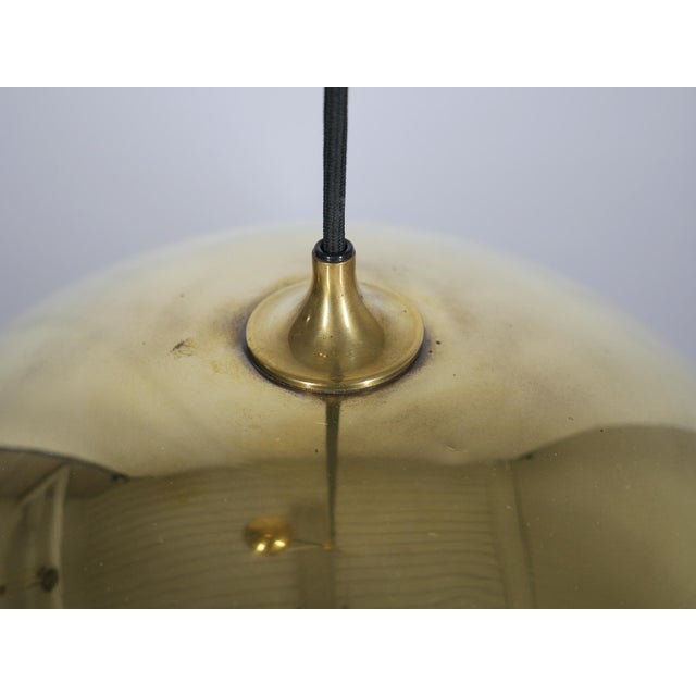 Height-Adjustable Pendant Light in Brass by Florian Schulz for Florian Schulz Gmbh, Germany, 1970s For Sale - Image 12 of 16