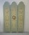 Vintage Hand Painted Three Panel French Wood Room Divider and or Space Partition Screen For Sale - Image 4 of 13