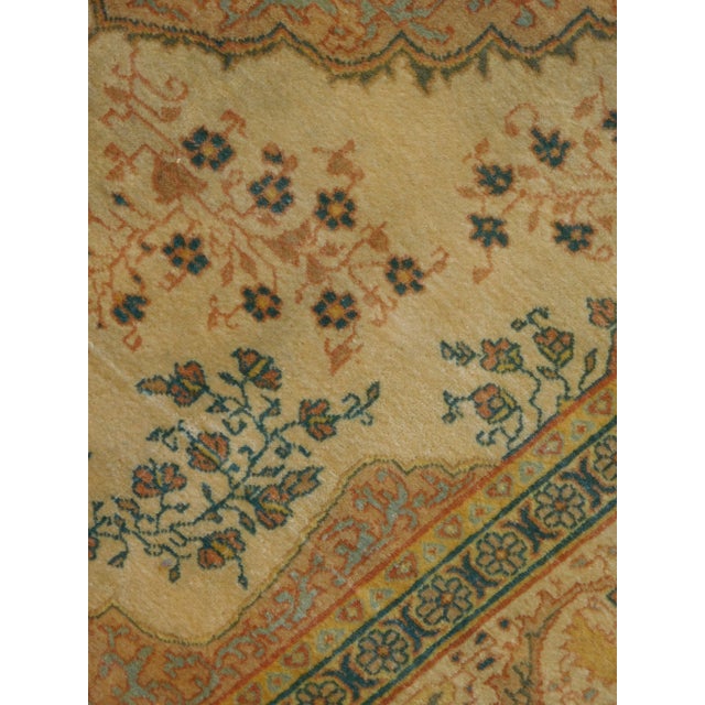 Early 21st Century Vintage Hand Knotted Woolen Rug. 4'x 6' For Sale - Image 12 of 13