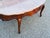 Vintage 1960s Provincial Pink Oval Marble Top Coffee Table For Sale In Boston - Image 6 of 7