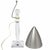 Crystal and Metal Table Lamp from Baccarat For Sale - Image 6 of 9