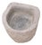 Chinese Horseshoe Stone Basin, C. 1850 For Sale