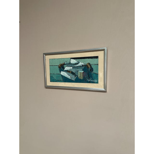 Gunnar Fohlin, Behind the Glass, 1950s, Oil on Panel, Framed For Sale - Image 6 of 18