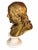 19th Century French Gilt Bronze Bust of Benjamin Franklin After Houdon on Marble For Sale - Image 4 of 11