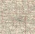 19th Century Antique Map of Indiana, The Hoosier State from Rand McNally, 1899 For Sale - Image 5 of 12