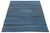 Modern Handmade Flat-Weave Kilim Wool Rug in Indigo & Charcoal Abrash 9x12 For Sale - Image 9 of 12