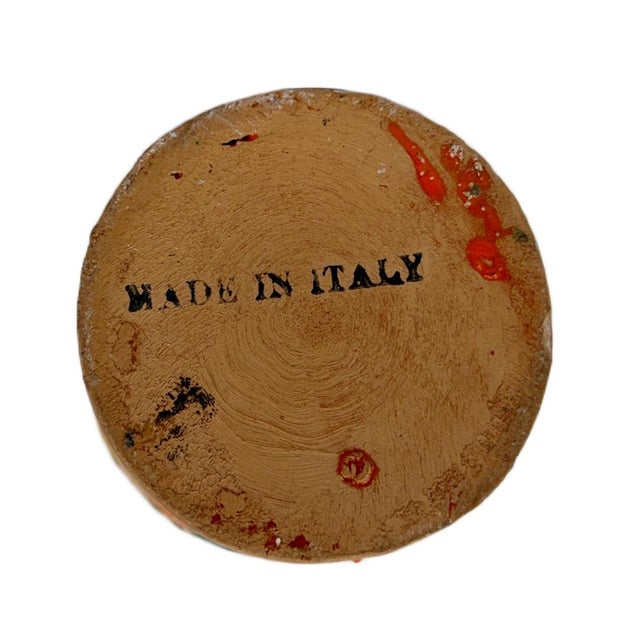 1960s Mid-Century Modern Italian Fratelli Fanciullacci Sgraffito Portrait Vase - 1960s For Sale - Image 5 of 5
