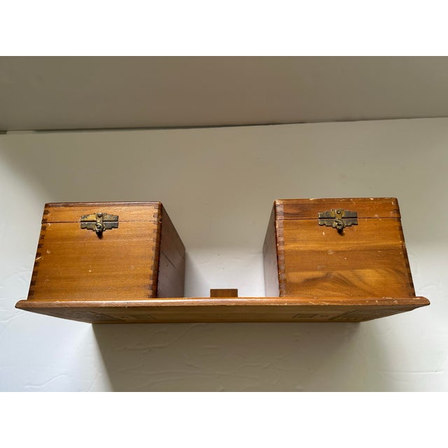 Early 20th Century Charles Company - Mohawk Chief Brand - Double Cigar Box For Sale - Image 12 of 12
