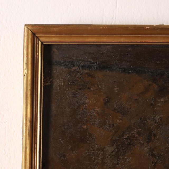 Giovanni Sottocornola, Figurative Scene, Oil on Canvas For Sale - Image 9 of 12