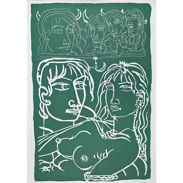 Tono Zancanaro, Devils, Original Lithograph, 1981 For Sale - Image 3 of 3