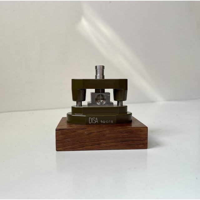1960s Mid-Century Modern Industrial Pillar Guided Toolmakers Cigar Cutter in Steel, 1960s For Sale - Image 5 of 10