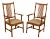 Stickley Mission Collection Pair of Oak Spindle Dining Armchairs For Sale