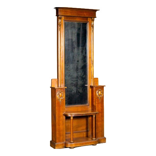 Art Nouveau Standing Mirror For Sale