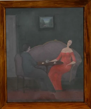 Branko Bahunek, Untitled - Couple, Oil on Canvas