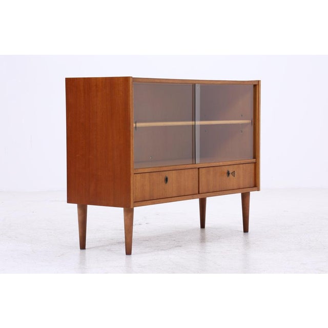 Vintage Chest of Drawers with Glass Sliding Doors, 1960s For Sale - Image 11 of 13
