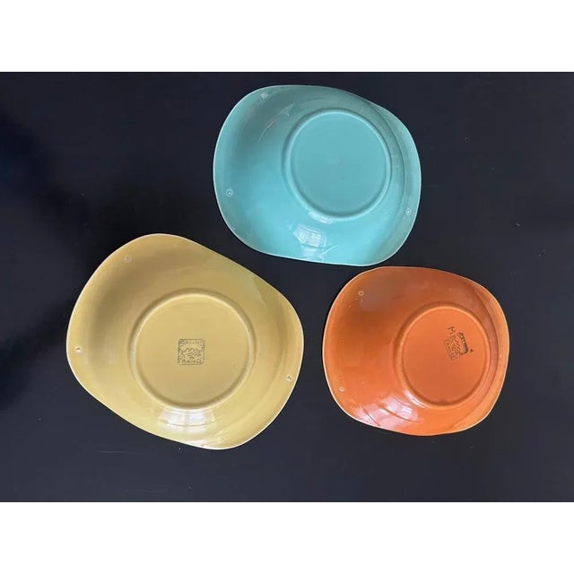 Ceramic Salt Cups, 1950s, Set of 3 For Sale - Image 7 of 9