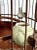 1980's Vintage Intricately Hand Made Bamboo Bird Cage With Celadon Feeders and Dragons For Sale - Image 10 of 11
