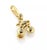 This unique authentic collectible charm is by Cartier. It is crafted from 18k yellow gold with white gold accent in a...