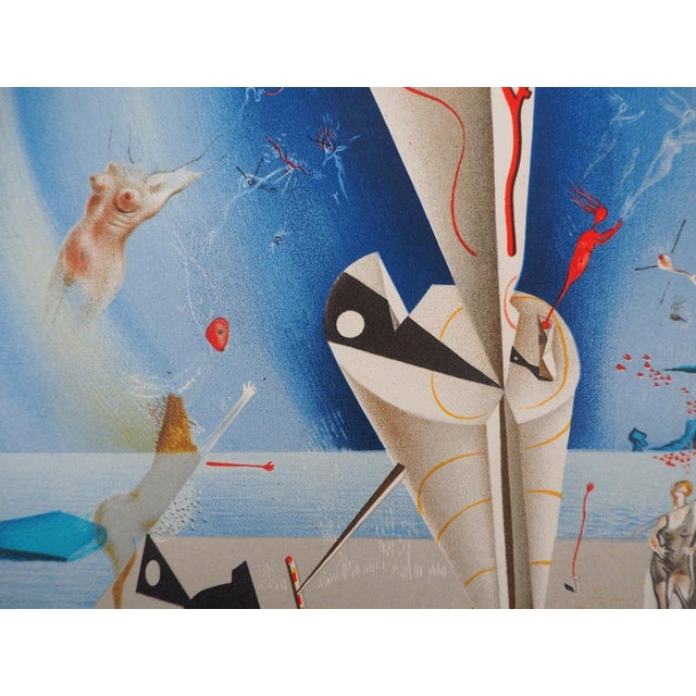 Salvador Dali, Appareil surréaliste et main, Lithograph For Sale - Image 6 of 8