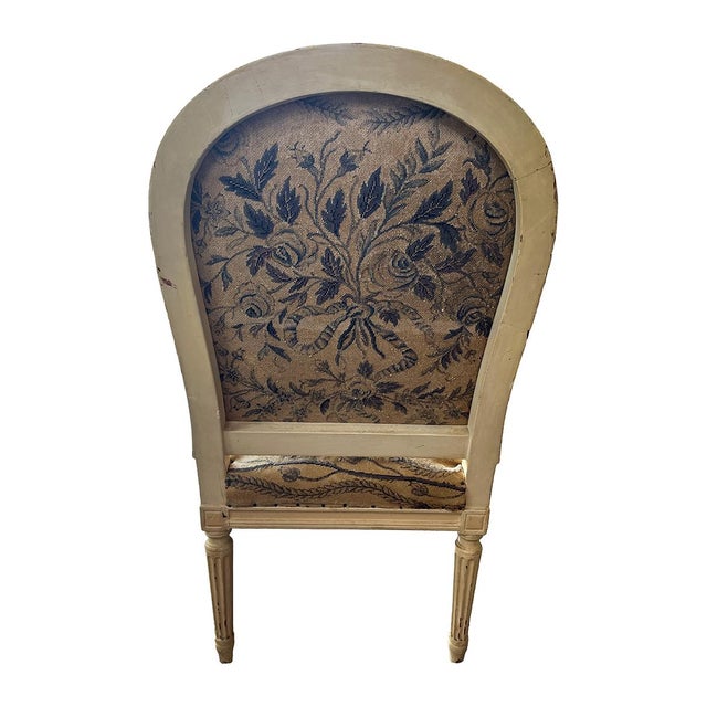 Late 18th Century Pair of Louis XVI Style Fauteuil Chairs For Sale In New Orleans - Image 6 of 7