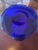 Early 20th Century American Ritz Blue Bubble Vase For Sale - Image 5 of 5