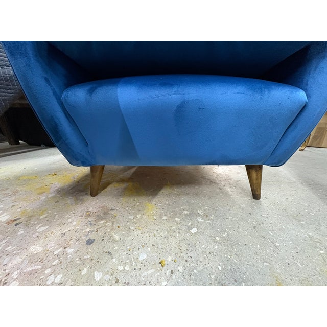 1950s Pair of Italian Modern Lounge Chairs For Sale - Image 9 of 12