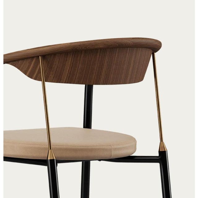 Chairman Chair in Walnut with Upholstery in Lime by Henrik Tengler for One Collection For Sale - Image 6 of 16