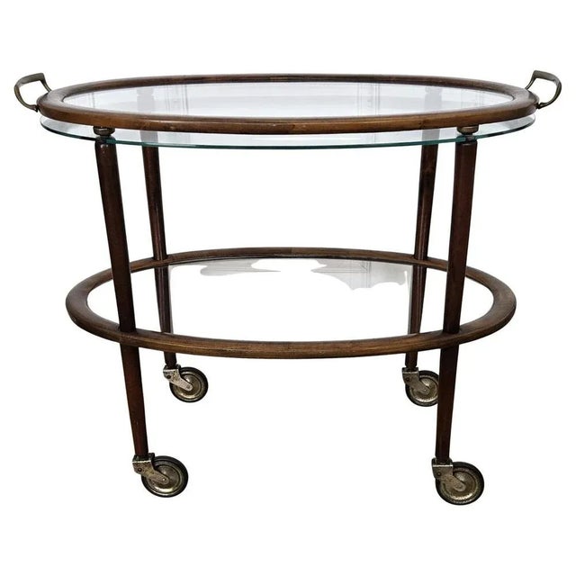 Vintage Art Deco Italian Dry Bar Cabinet by Paolo Buffa, 1950s For Sale - Image 11 of 11