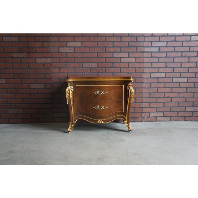 Brown Karges French Provincial Nightstand For Sale - Image 8 of 8