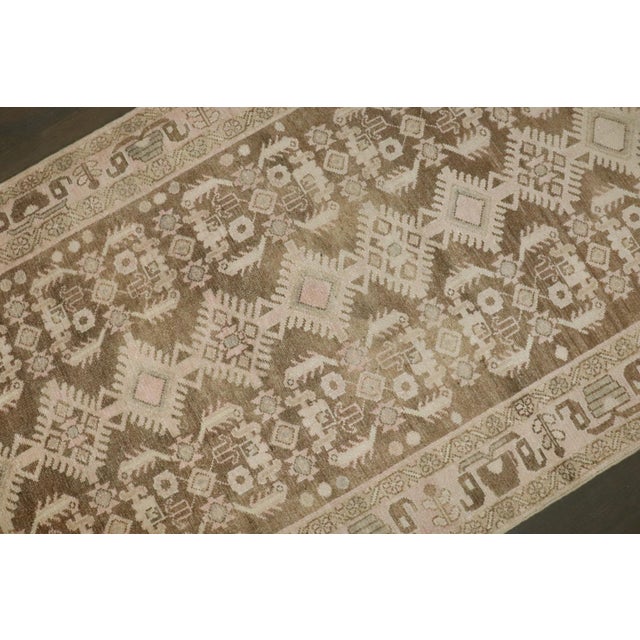 Persian Malayer Vintage Wide Long Runner rug no.j4752 For Sale In New York - Image 6 of 9