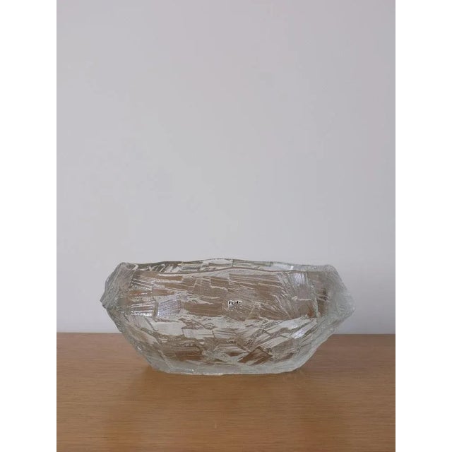 Diamond Brutalist Glass Dish by Göte Augustsson, 1960s For Sale - Image 4 of 9