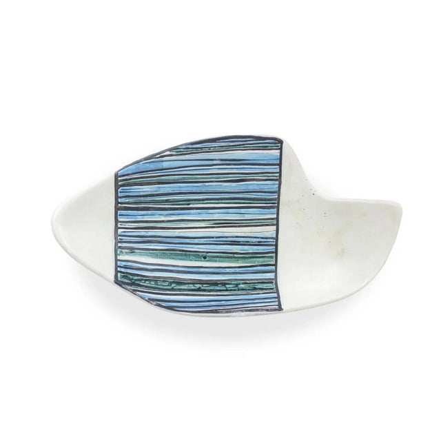 Blue Cup in Ceramic in Free Form by Roger Capron, 1960s For Sale - Image 8 of 8