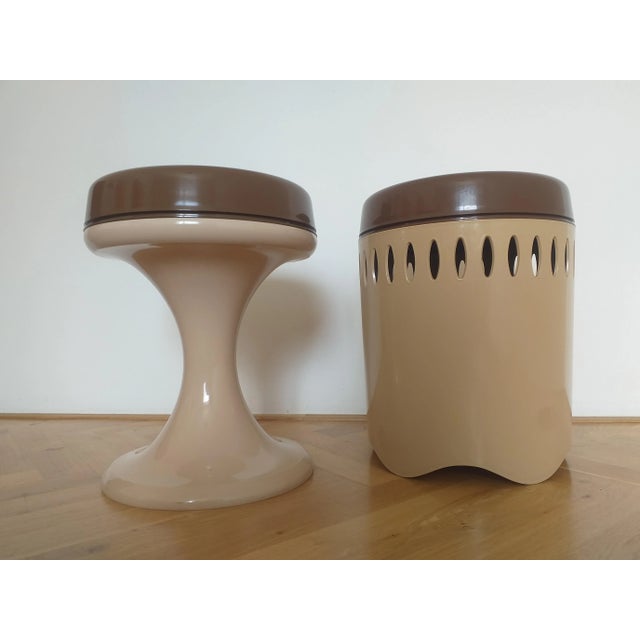 1970s Set of Mid-Century Emsa Stools, West Germany, 1970s For Sale - Image 5 of 13