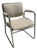 Vintage Chrome Accent Chair For Sale