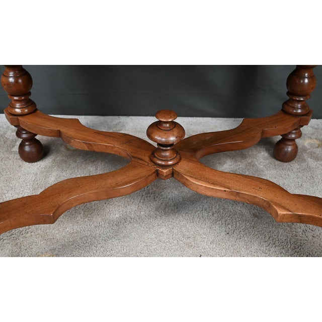Late 19th Century Louis Philippe Flat Walnut Desk For Sale - Image 16 of 18