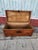 Vintage Leather Trunk Box For Sale In Los Angeles - Image 6 of 12