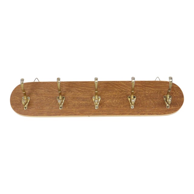 Vintage Wood Veneer Coat Rack, 1950s For Sale - Image 4 of 18