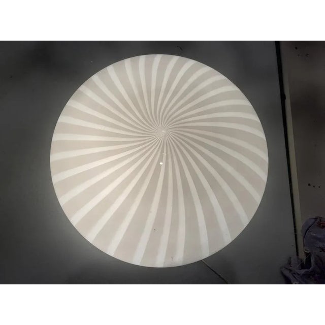 1960s Murano Glass Flush Mount by Venini Paolo, 1960s For Sale - Image 5 of 7