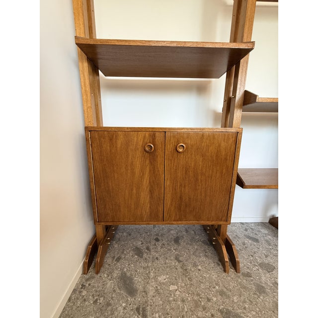 Italian Teak Bookcase, 1960s For Sale - Image 4 of 9