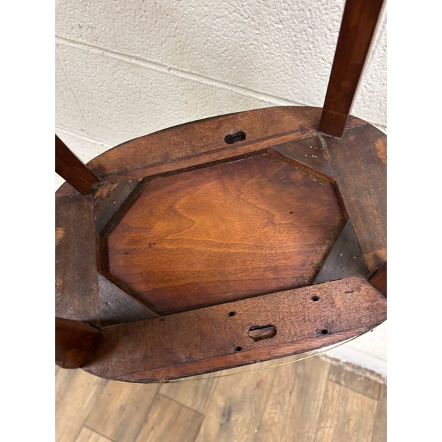 Antique Louis XVI Style Bouillotte Side Table Occasional Table For Sale - Image 10 of 11