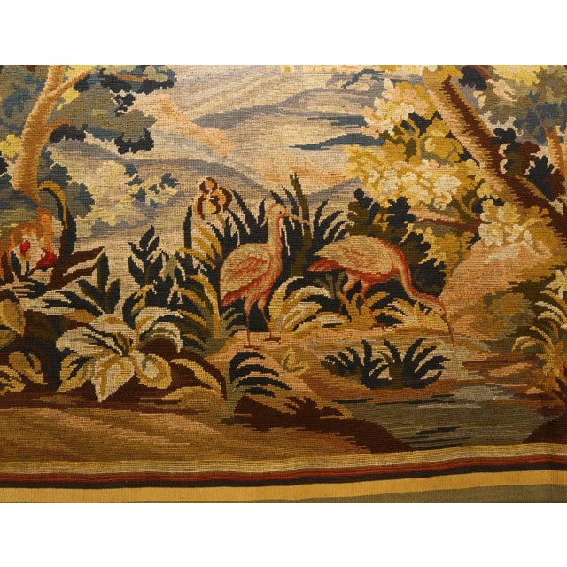 Classic Belgium / Flemish verdure tapestry a design that became hugely popular in Europe from the 17th century onwards....