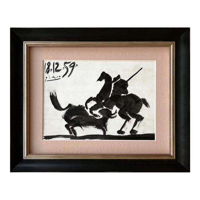 Pablo Picasso Los Toros 21 Before the Thrust Framed For Sale