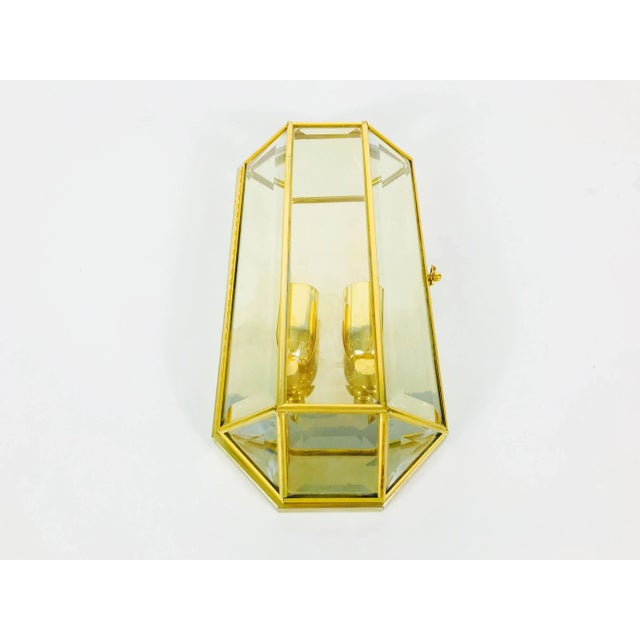 Mid-Century Modern Italian Octagonal Wall Lamp, Italy, 1960s For Sale - Image 6 of 13