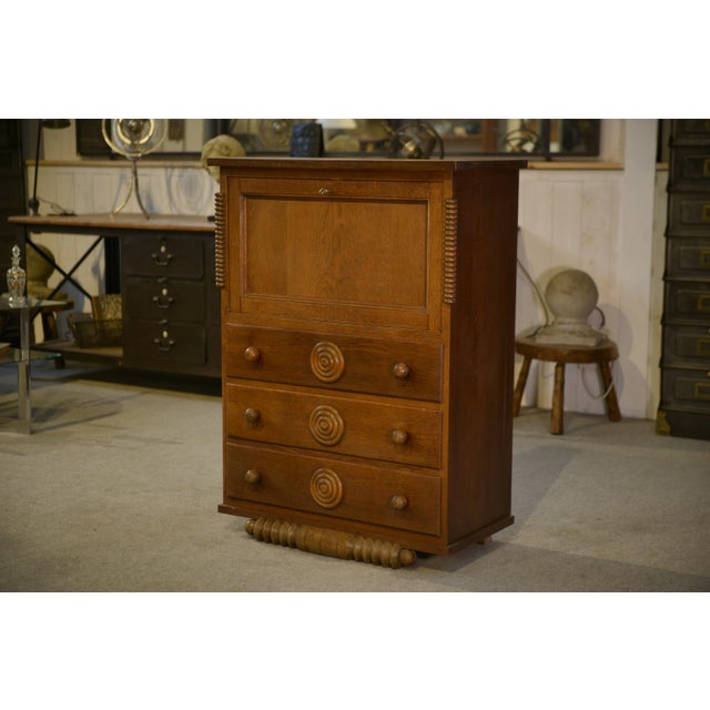 Secretary attributed to Charles Dudouyt, 1950s For Sale - Image 6 of 16