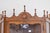 French 19th Century French Louis XV Style Walnut Display Cabinet with Carved Musical Instruments For Sale - Image 3 of 8