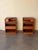 Wood 1960s Mid Century Danish Teak Nightstands by Brouer – Sculptural Bedside Tables, Set of Two For Sale - Image 7 of 10